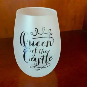 Stemless wine glass